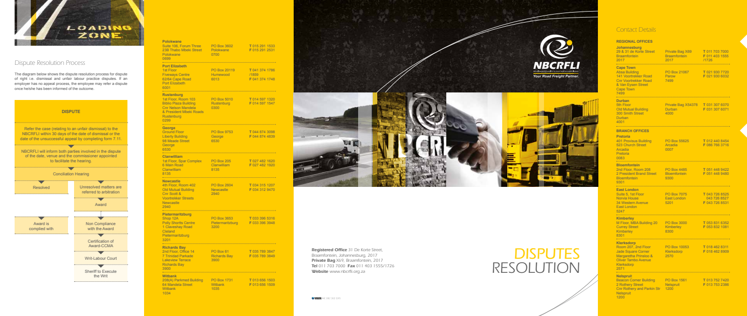 Disputes Resolution Process